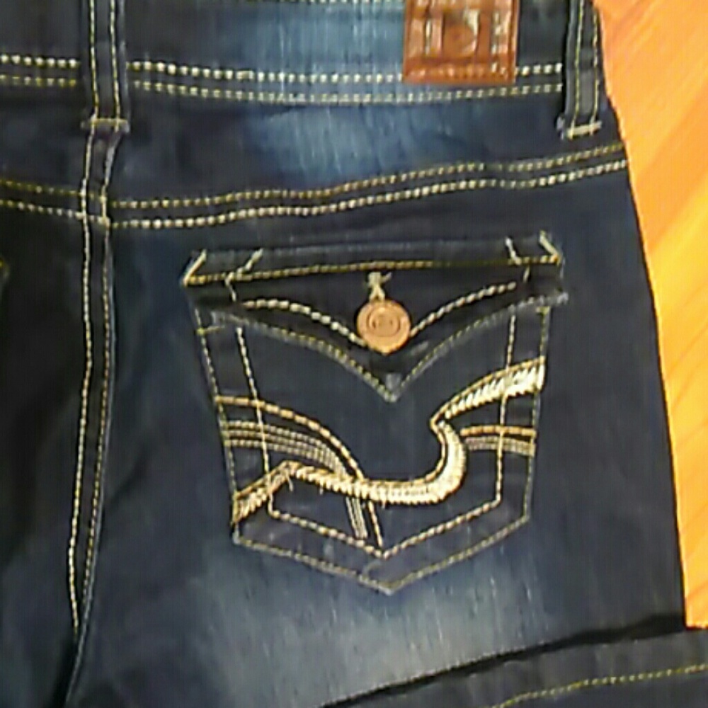 Women's LEI Jeans flare sz 3 dark wash